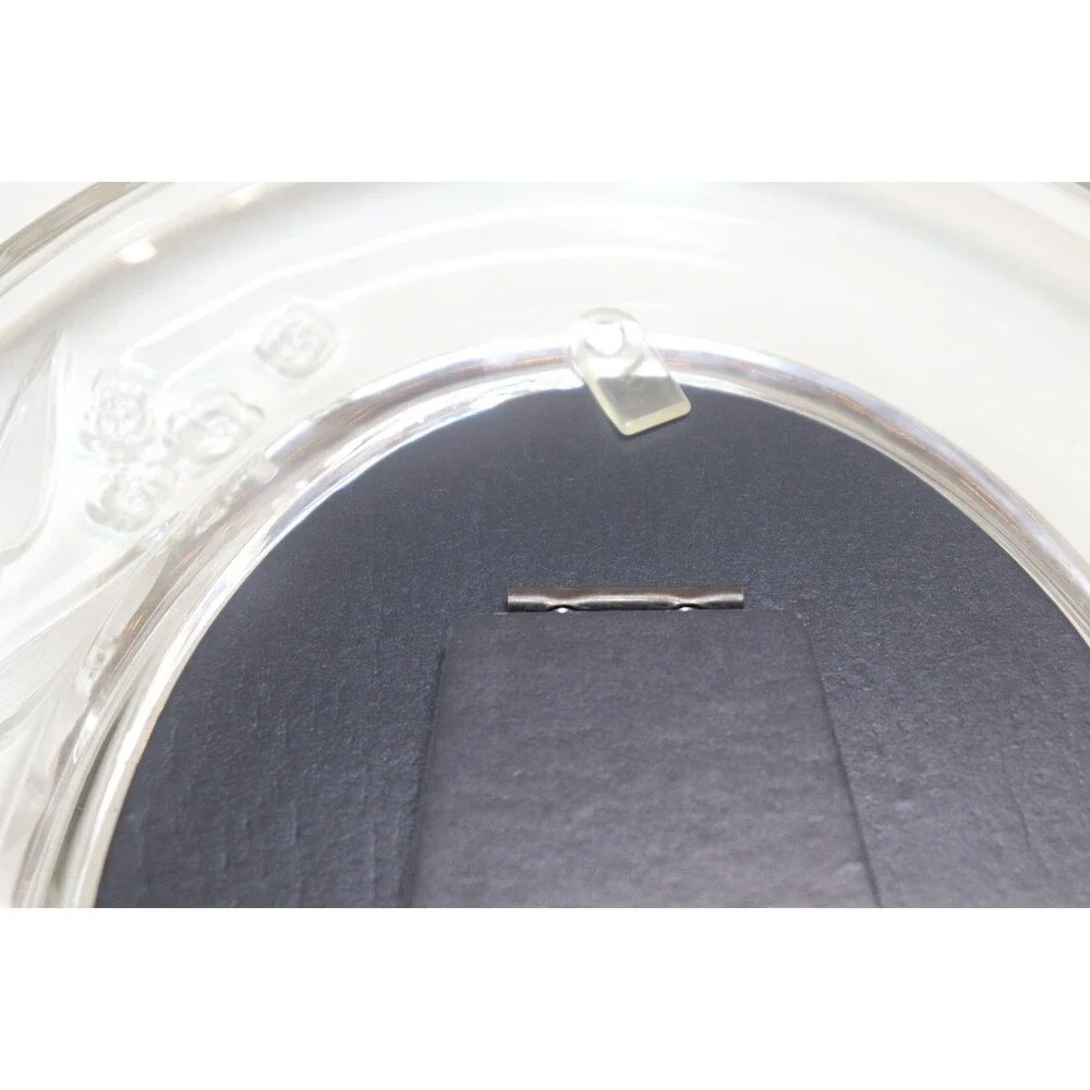 Mikasa Crystal Cherish Oval Picture Frame 11 Half SA 302 829 With Original Box